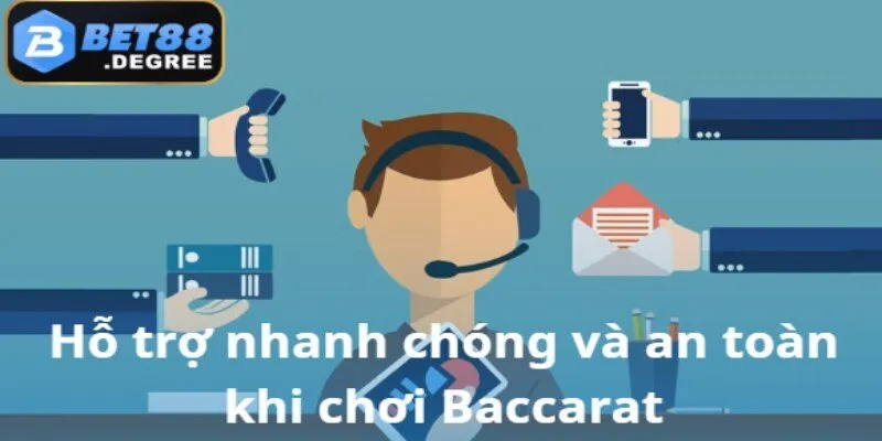 Baccarat – Trò chơi cá cược hấp dẫn và dễ tiếp cận tại Bet88 6 Dịch vụ hỗ trợ kịp thời và bảo mật