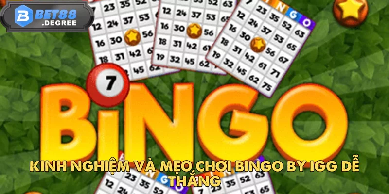 Bingo By IGG - Vừa Chơi Vui, Vừa Rinh Quà Tại Bet88 5 Bingo By IGG - Vừa Chơi Vui, Vừa Rinh Quà Tại Bet88