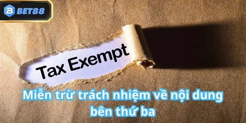 Miễn trừ trách nhiệm