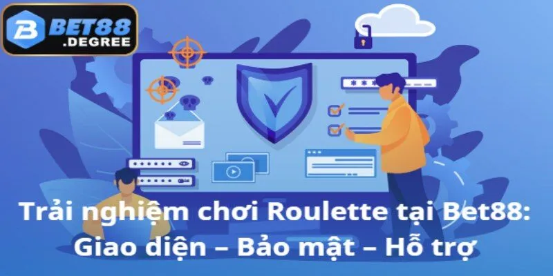 Roulette – Game hấp dẫn đầy kịch tính tại Bet88 4 Roulette giao diện mượt, bảo mật tốt, hỗ trợ nhanh
