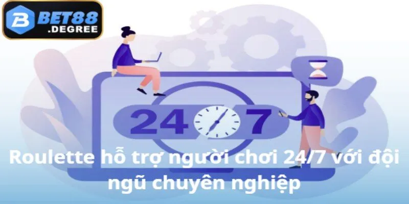 Roulette – Game hấp dẫn đầy kịch tính tại Bet88 5 Hỗ trợ mọi lúc bởi có đội ngũ tận tâm